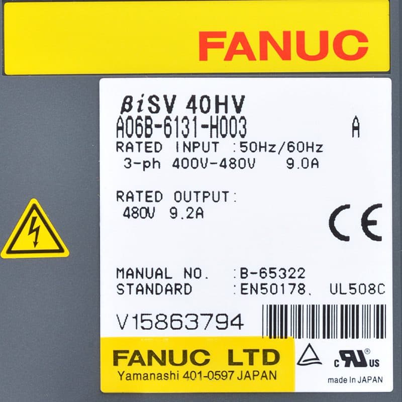 FANUC A06B-6131-H003 Servo Amplifier / Drive - A06B-6131-H003 | Professional FANUC Servo Amplifier / Drive Part | In Stock at Vibocnc