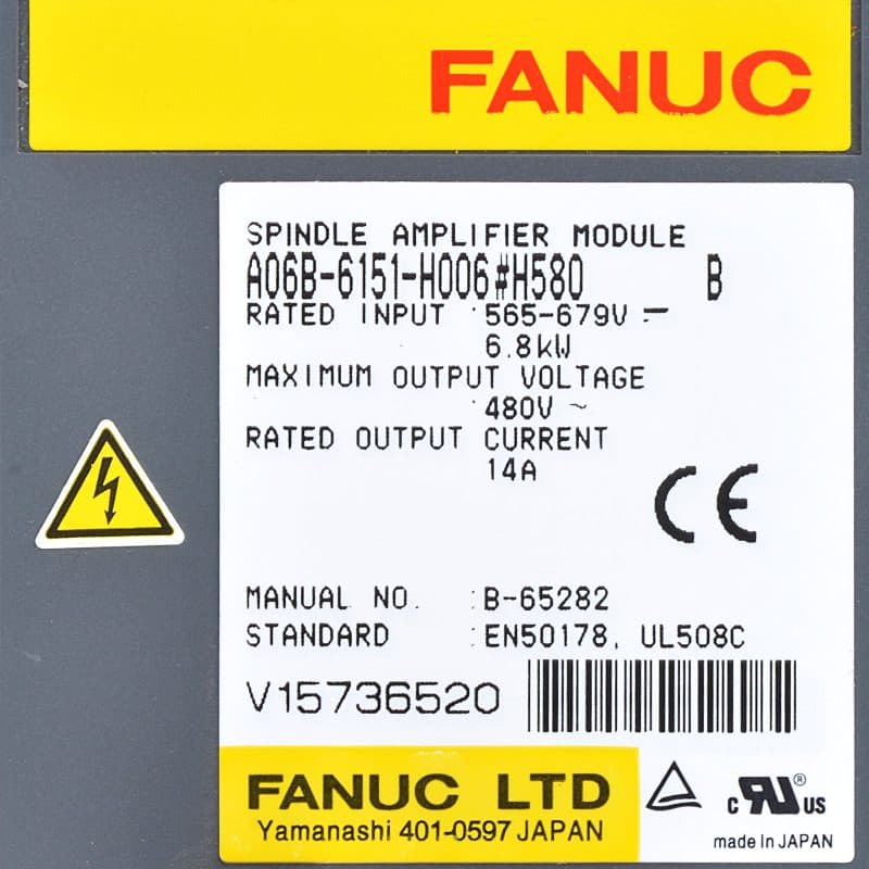 FANUC A06B-6151-H006 Servo Amplifier / Drive - A06B-6151-H006 | Professional FANUC Servo Amplifier / Drive Part | In Stock at Vibocnc