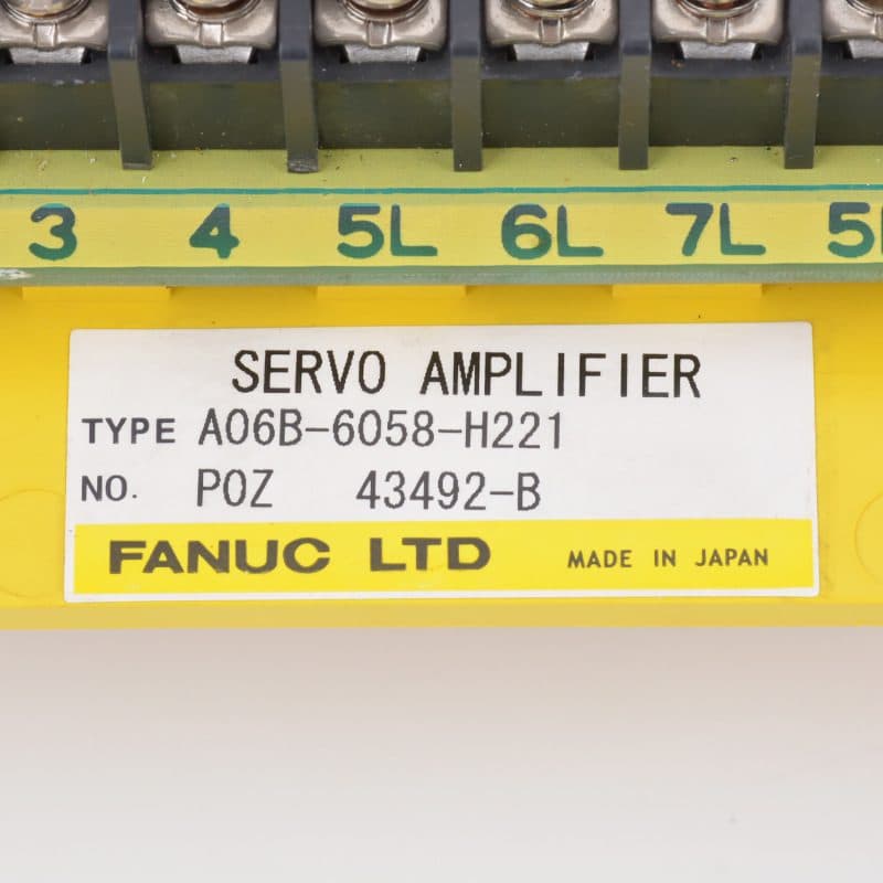 FANUC A06B-6058-H221 Servo Amplifier / Drive - A06B-6058-H221 | Professional FANUC Servo Amplifier / Drive Part | In Stock at Vibocnc