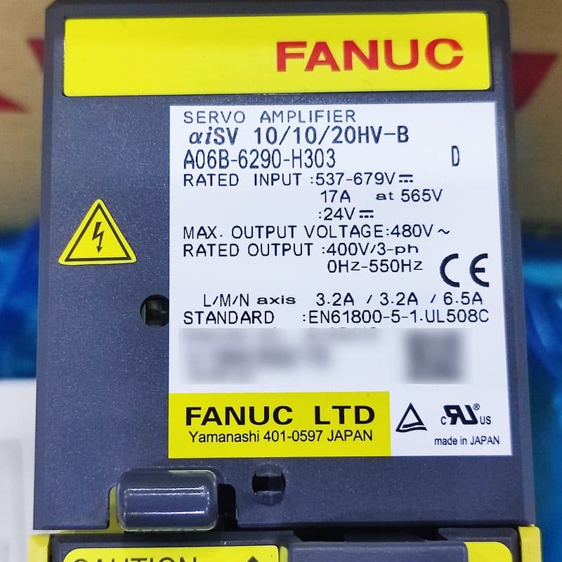 FANUC A06B-6290-H303 Servo Amplifier / Drive - A06B-6290-H303 | Professional FANUC Servo Amplifier / Drive Part | In Stock at Vibocnc