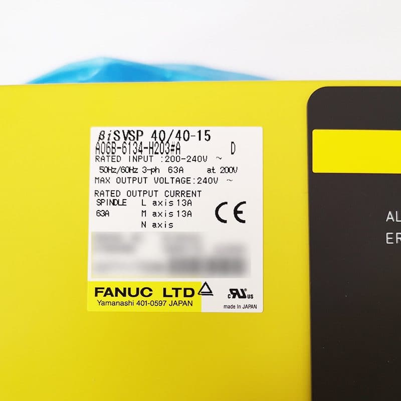 FANUC A06B-6134-H203#A Servo Amplifier / Drive - A06B-6134-H203#A | Professional FANUC Servo Amplifier / Drive Part | In Stock at Vibocnc